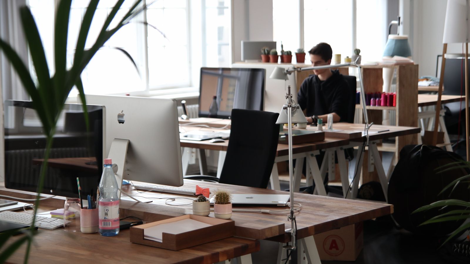 A modern technology workspace